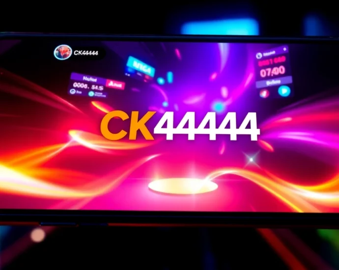Navigate the ck4444 com app seamlessly on your device for secure online gaming and exclusive promotions.