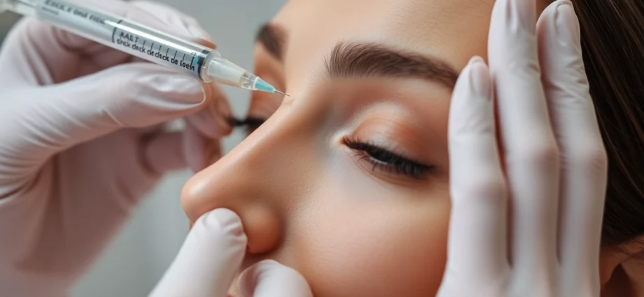Behandlung mit Botox: Professionelle Injektion für glatte Haut und jüngeres Aussehen.