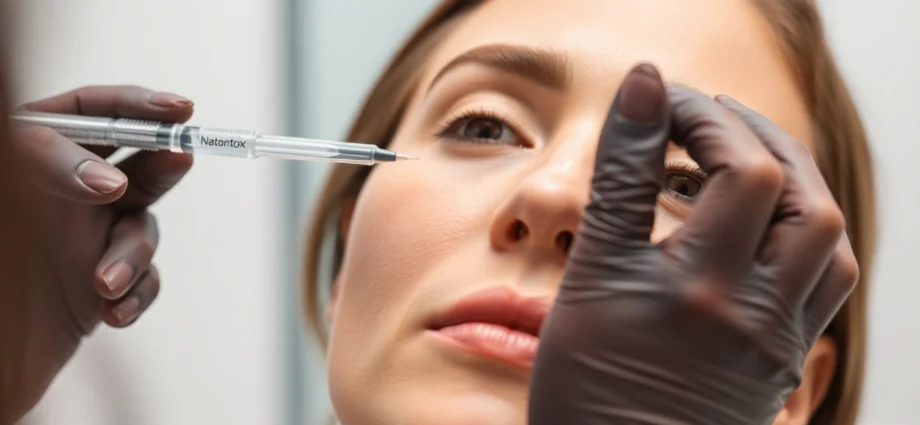 Botox Zürich: Experienced aesthetic doctor performing a precise facial injection in Zurich clinic for natural results.