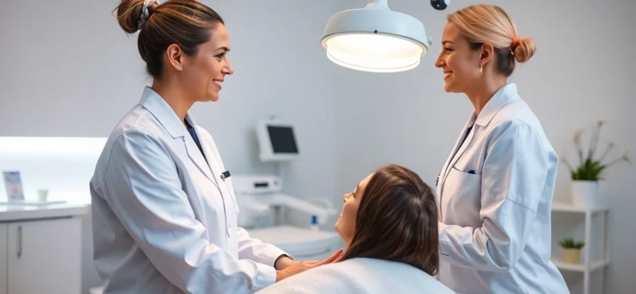 Fettwegspritze Zürich: Expert injection procedure in a modern medical setting, highlighting precision and safety.