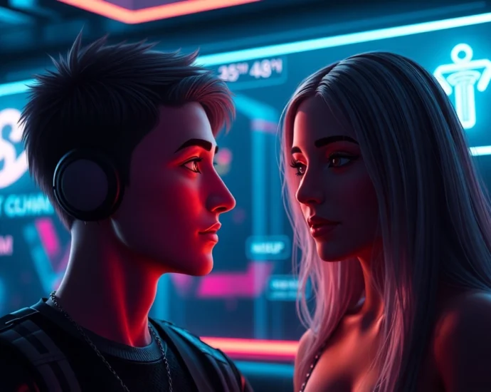 Engaging NSFW AI chat session with a realistic digital avatar highlighting unfiltered, adult conversations for user engagement and privacy.
