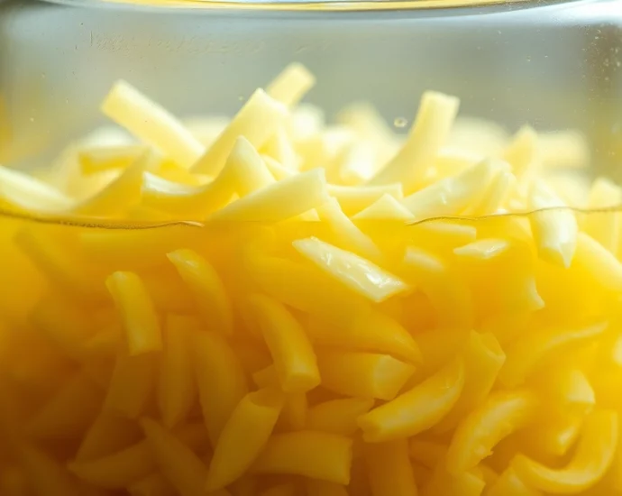 High-quality minced garlic in oil shown in a clear jar, emphasizing freshness and rich flavor,